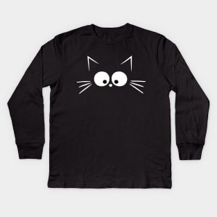 Cute Cat Kids Long Sleeve T-Shirt